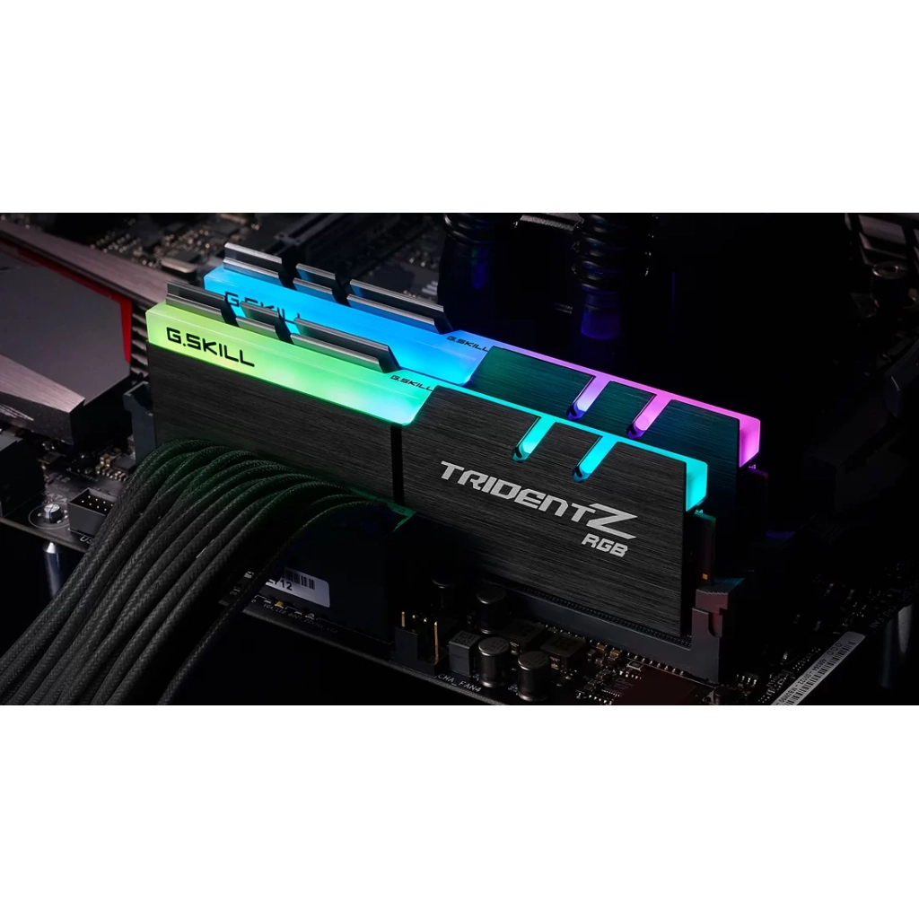 Модуль памяти для компьютера DDR4 32GB (2x16GB) 4800 MHz Trident Z RGB G.Skill (F4-4800C20D-32GTZR) - 2