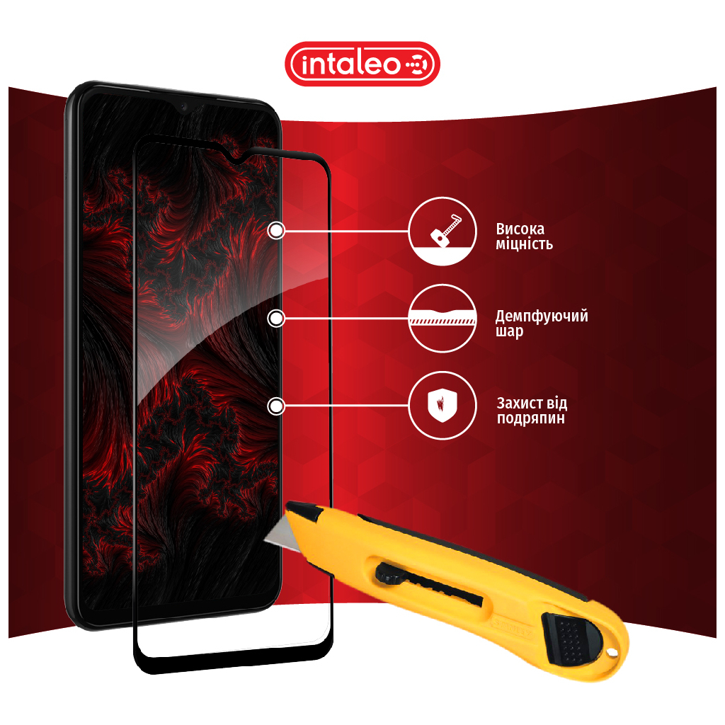 Стекло защитное Intaleo Samsung A13 4G (1283126524240) - 3
