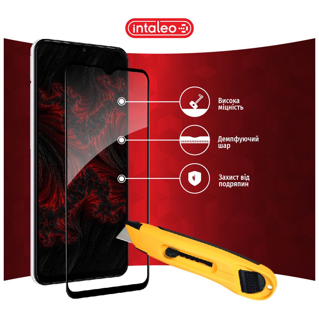 Стекло защитное Intaleo Samsung A23 4G (1283126524189) - 4