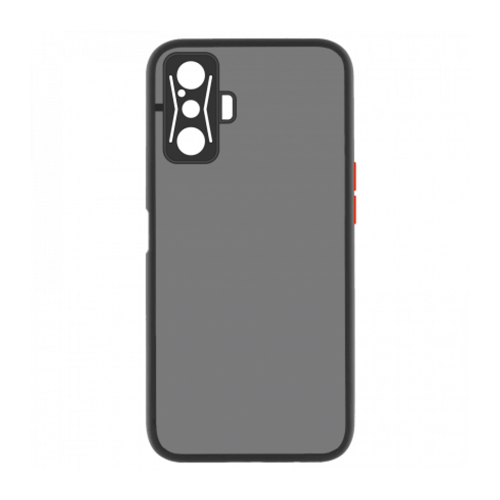Чехол для моб. телефона MakeFuture Xiaomi Poco F4 GT Frame (Matte PC+TPU) Black (MCMF-XPF4GTBK)