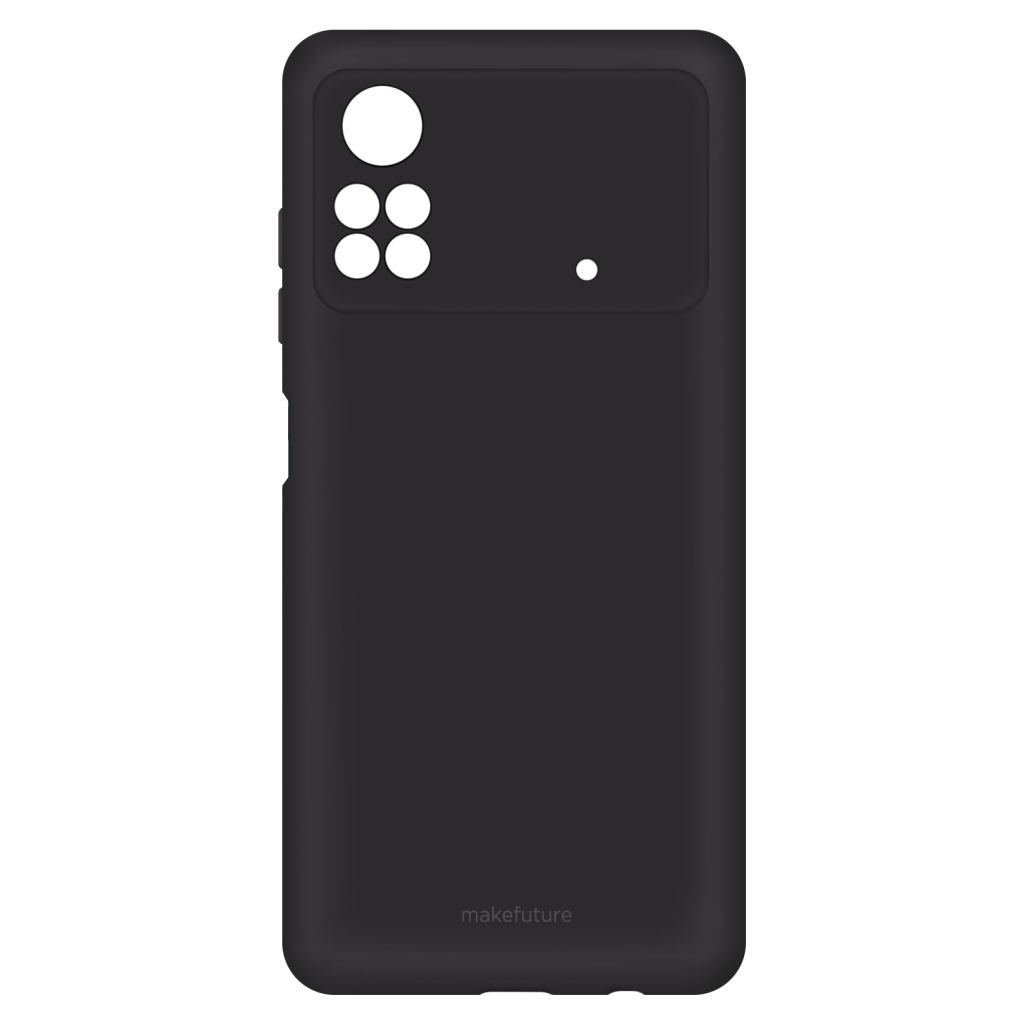 Чехол для моб. телефона MakeFuture Xiaomi Poco M4 Pro 4G Skin (Matte TPU) Black (MCS-XPM4P4GBK)