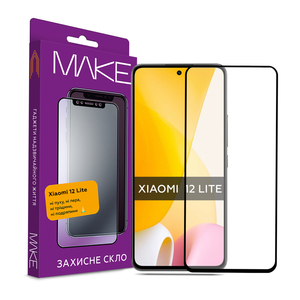Стекло защитное MAKE Xiaomi 12 Lite (MGF-X12L)