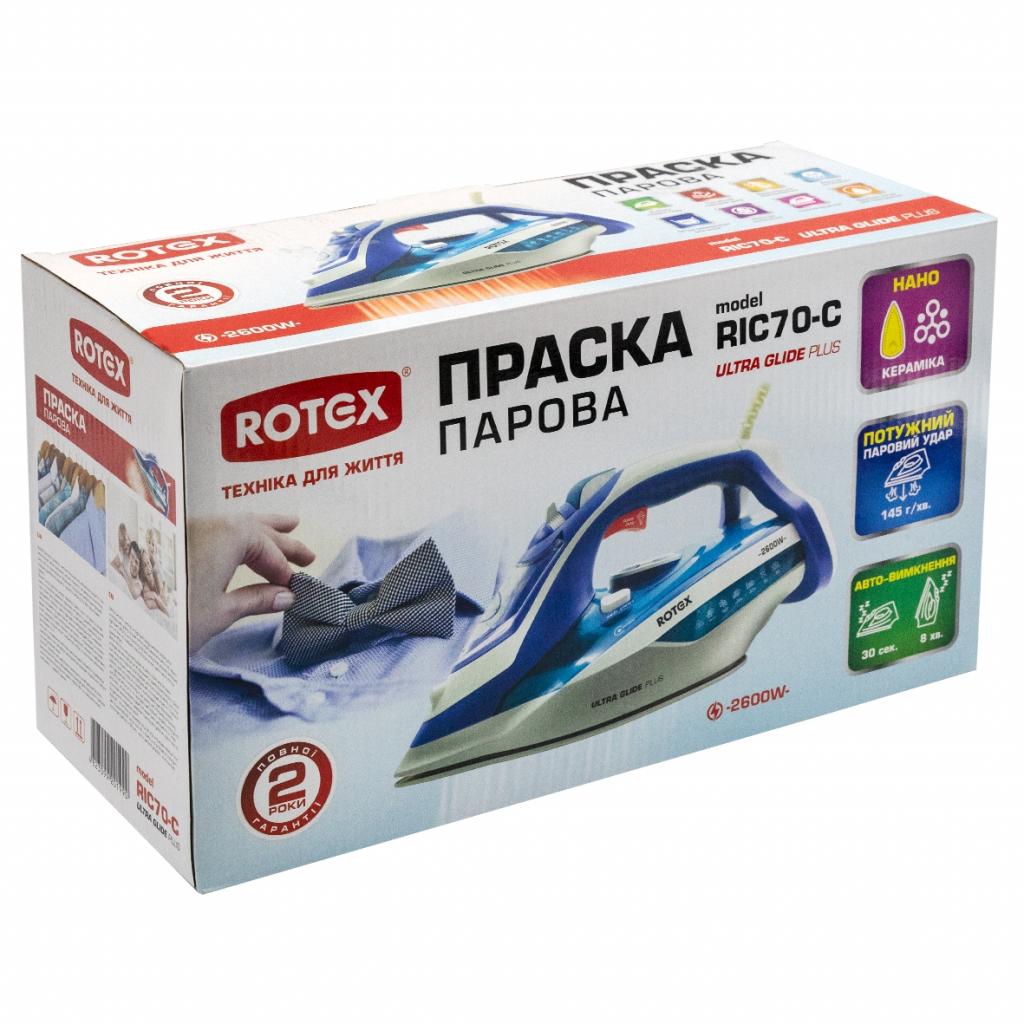 Утюг Rotex RIC70-C Ultra Glide Plus - 3