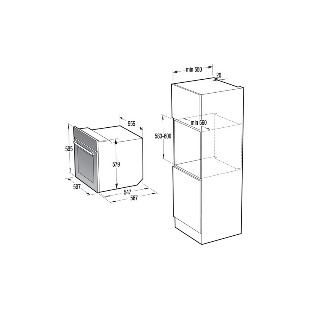 Духовой шкаф Gorenje BO737E114XG + ECS643BSC (КОМПЛЕКТ BO737E114XG + ECS643BSC) - 11