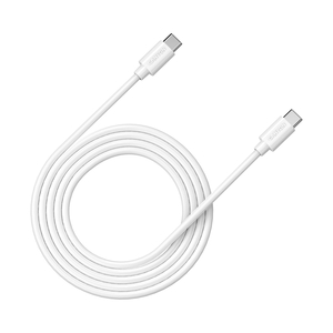 Дата кабель USB-C to USB-C 2.0m 100W 20V/ 5A white Canyon (CNS-USBC12W)