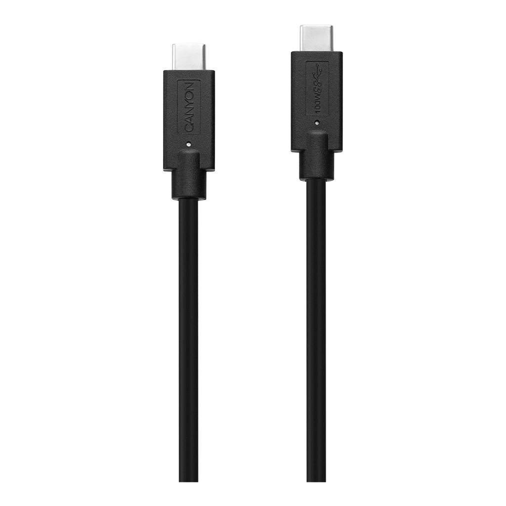 Дата кабель USB-C to USB-C 1.2m 100W 20V/ 5A black Canyon (CNS-USBC9B) - 3