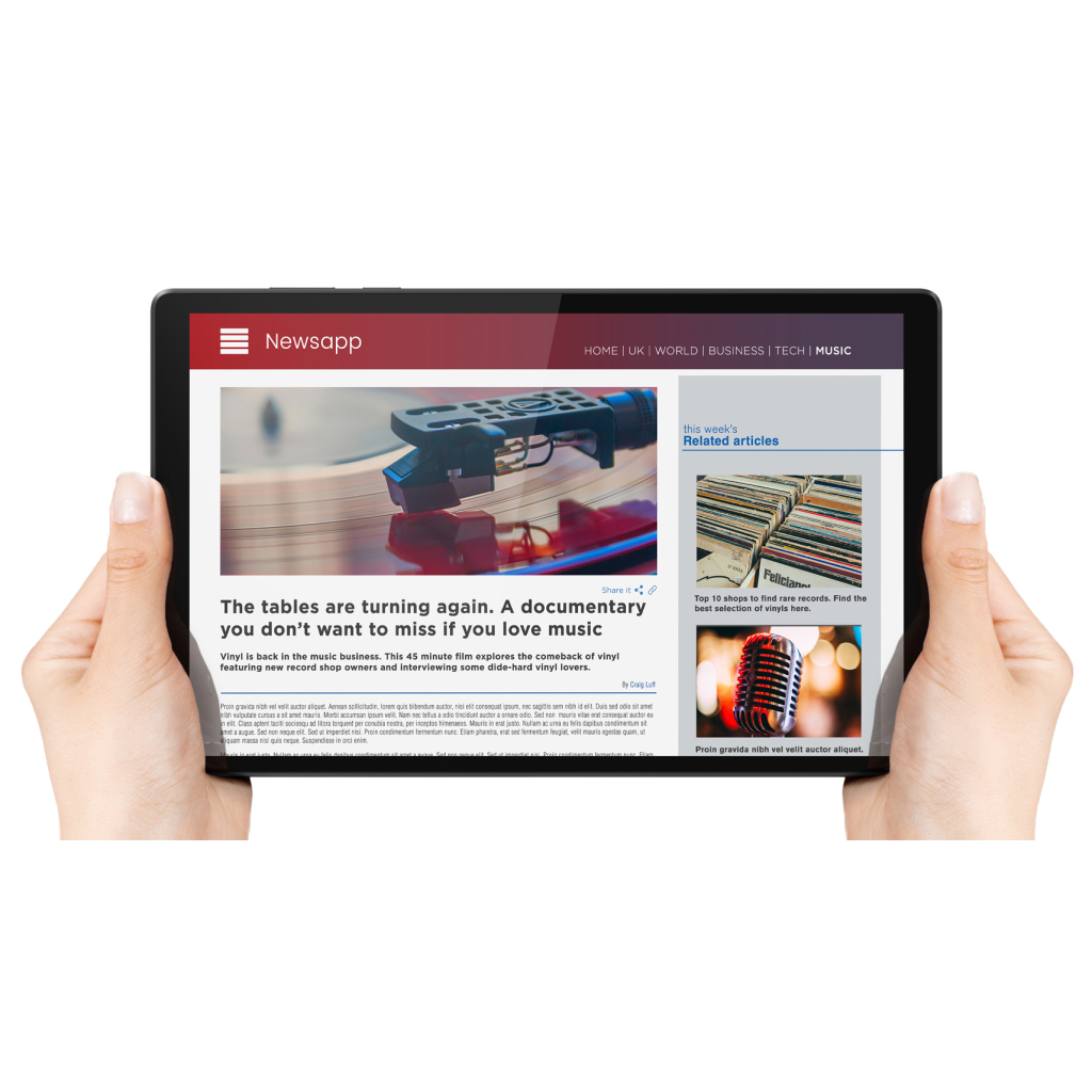 Планшет Lenovo Tab M10 (2 Gen) HD 3/32 WiFi Iron Grey (ZA6W0250UA) - 3