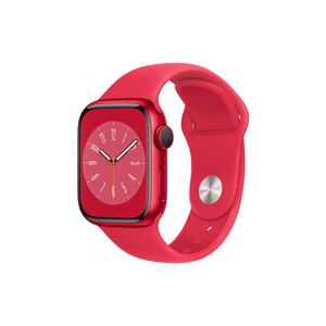 Смарт-часы Apple Watch Series 8 GPS 41mm (PRODUCT)RED Aluminium Case with (PRODUCT)RED Sport Band - Regular (MNP73UL/A)