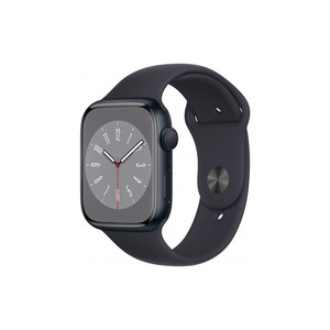 Смарт-часы Apple Watch Series 8 GPS 45mm Midnight Aluminium Case with Midnight Sport Band - Regular (MNP13UL/A)