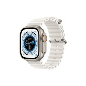 Смарт-часы Apple Watch Ultra GPS + Cellular, 49mm Titanium Case with White Ocean Band (MNHF3UL/A)