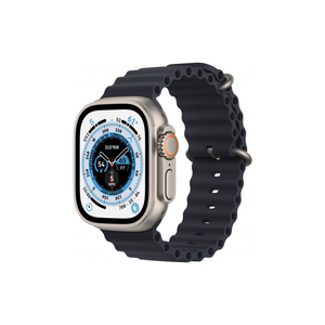 Смарт-часы Apple Watch Ultra GPS + Cellular, 49mm Titanium Case with Midnight Ocean Band (MQFK3UL/A)