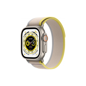 Смарт-часы Apple Watch Ultra GPS + Cellular, 49mm Titanium Case with Yellow/Beige Trail Loop M/L (MQFU3UL/A)