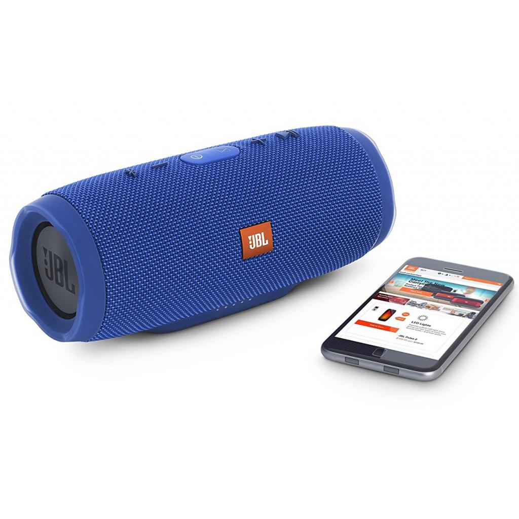 Акустическая система JBL Charge 3 Blue (JBLCHARGE3BLUEEU) - 7