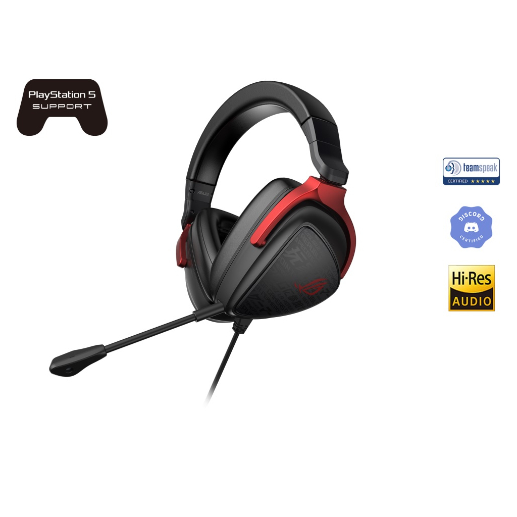 Наушники ASUS ROG Delta S Core 3,5мм Black/Red (90YH03JC-B1UA00) - 1