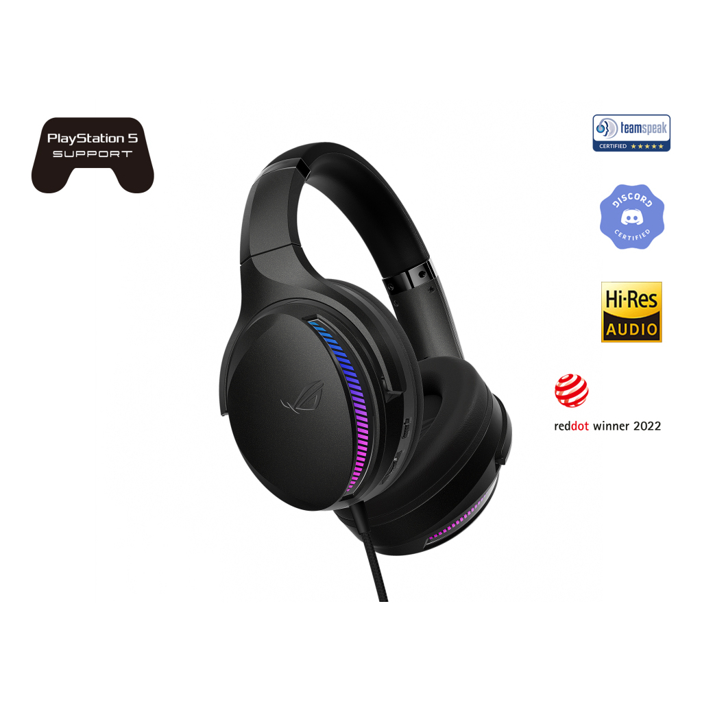 Наушники ASUS ROG Fusion II 300 USB Black (90YH02X3-B2UA00) - 5