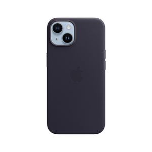 Чехол для моб. телефона Apple iPhone 14 Leather Case with MagSafe - Ink (MPP63)