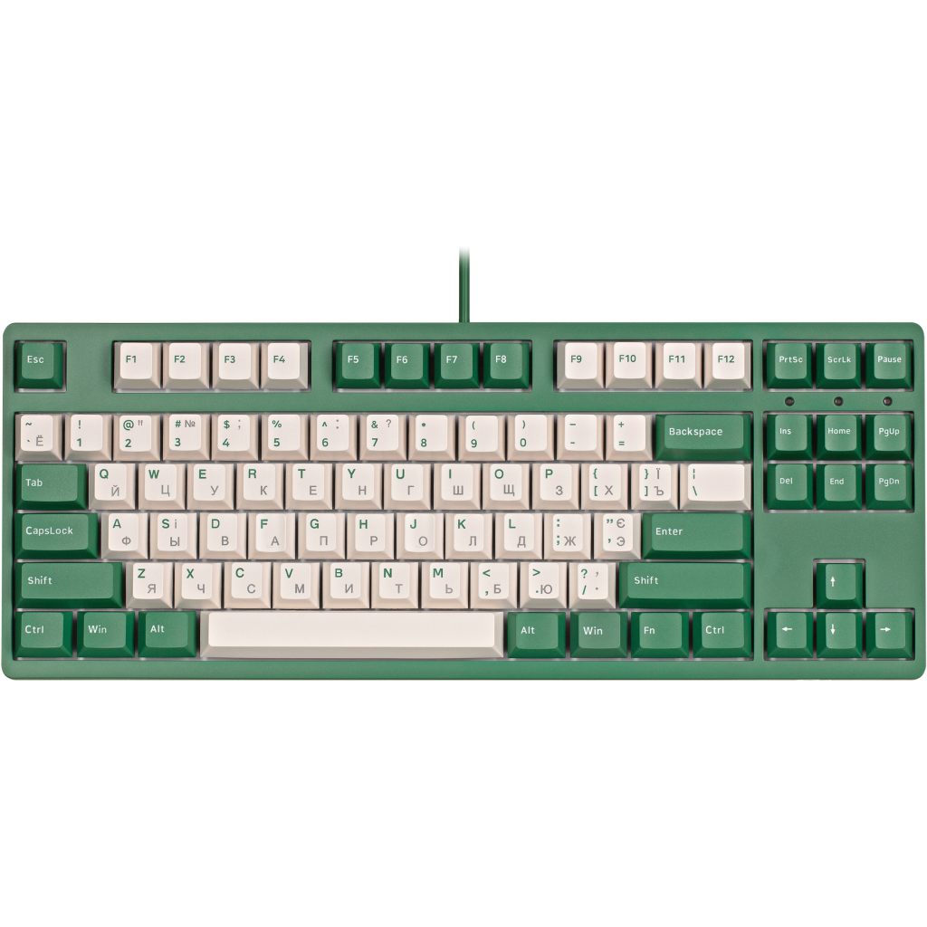 Клавиатура Akko 3087 Matcha Red Bean Cherry MX Brown Green (A3087_MA_CBR) - 2