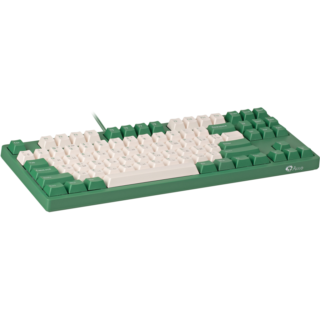 Клавиатура Akko 3087 Matcha Red Bean Cherry MX Red Green (A3087_MA_CR) - 1