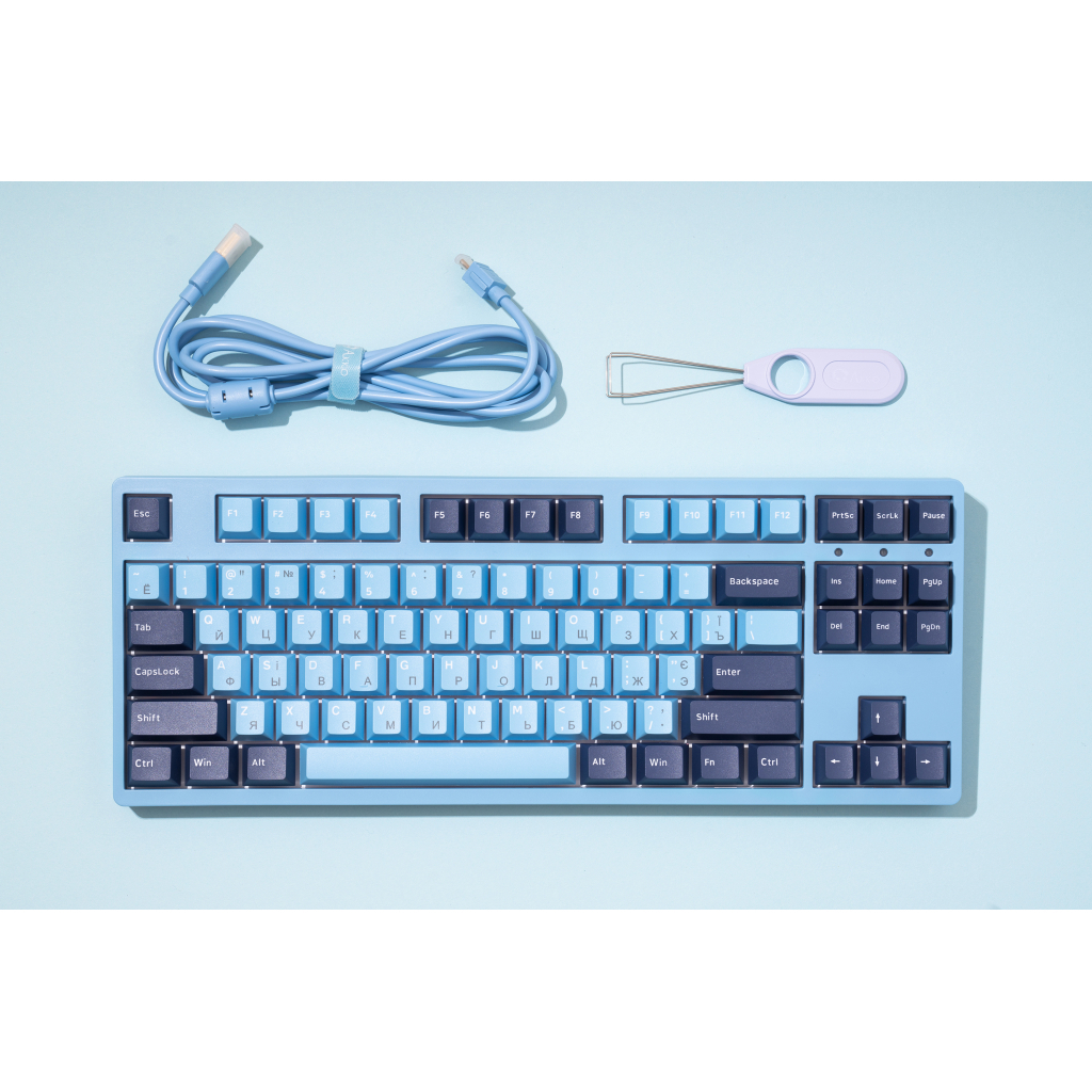 Клавиатура Akko 3087 Mirror of the Sky Cherry MX Brown Blue (A3087_MI_CBR) - 10