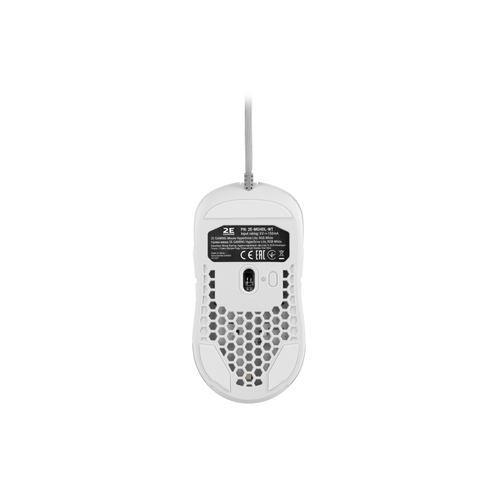 Мышка 2E Gaming HyperDrive Lite RGB White (2E-MGHDL-WT) - 6