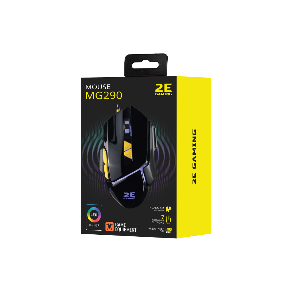 Мышка 2E Gaming MG290 LED USB Black (2E-MG290UB) - 1