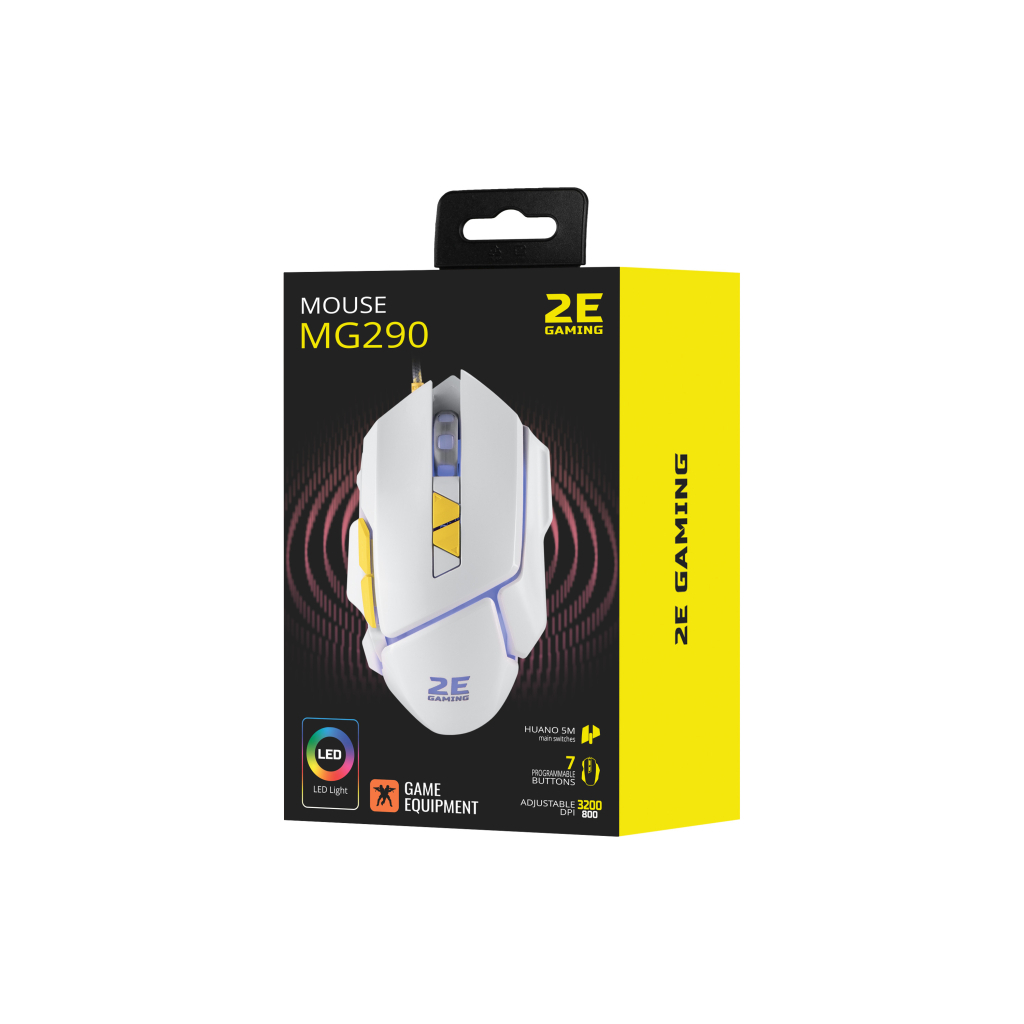 Мышка 2E Gaming MG290 LED USB White (2E-MG290UWT) - 1