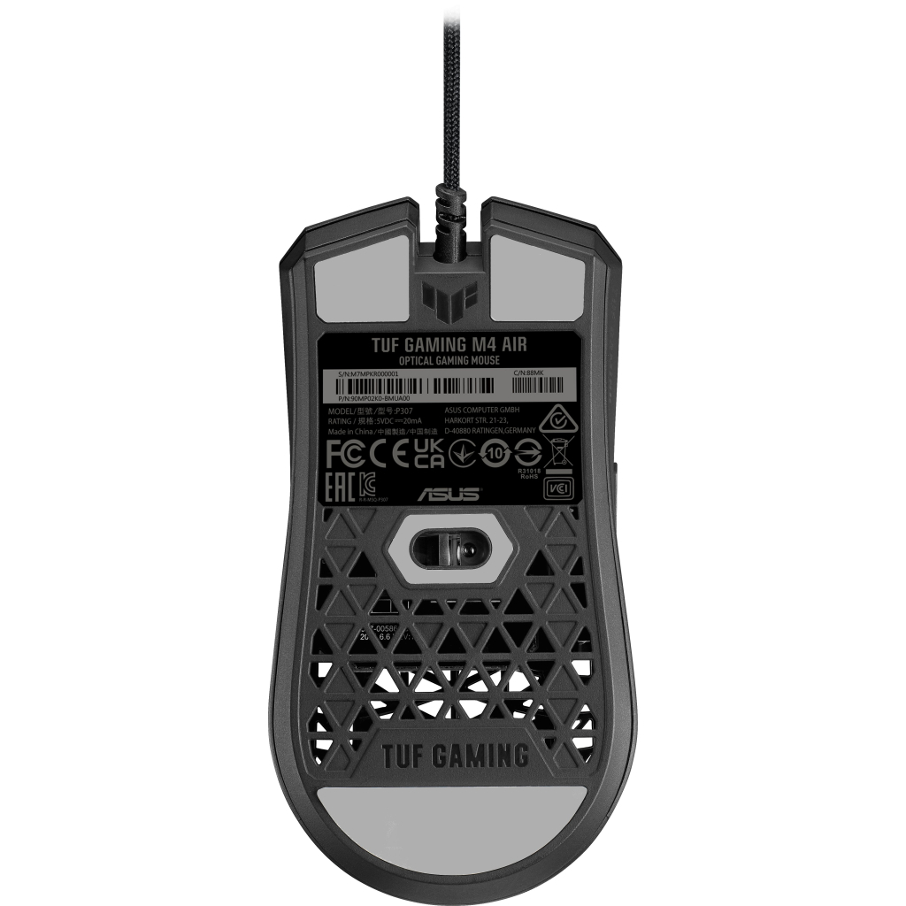 Мышка ASUS TUF Gaming M4 Air USB Black (90MP02K0-BMUA00) - 9