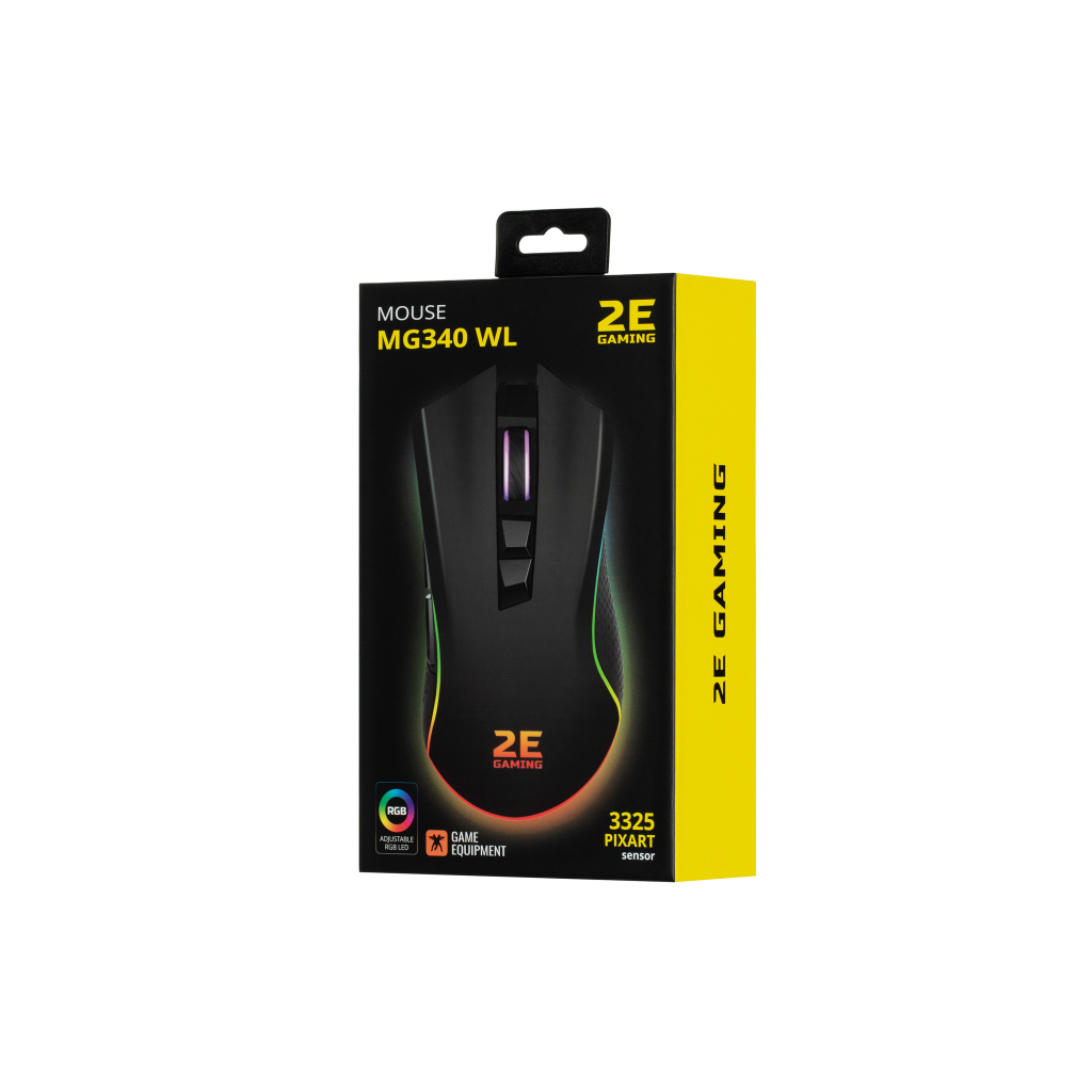 Мышка 2E Gaming MG340 Wireless RGB Black (2E-MG340UB-WL) - 1