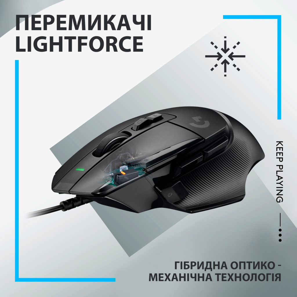 Мышка Logitech G502 X USB Black (910-006138) - 1