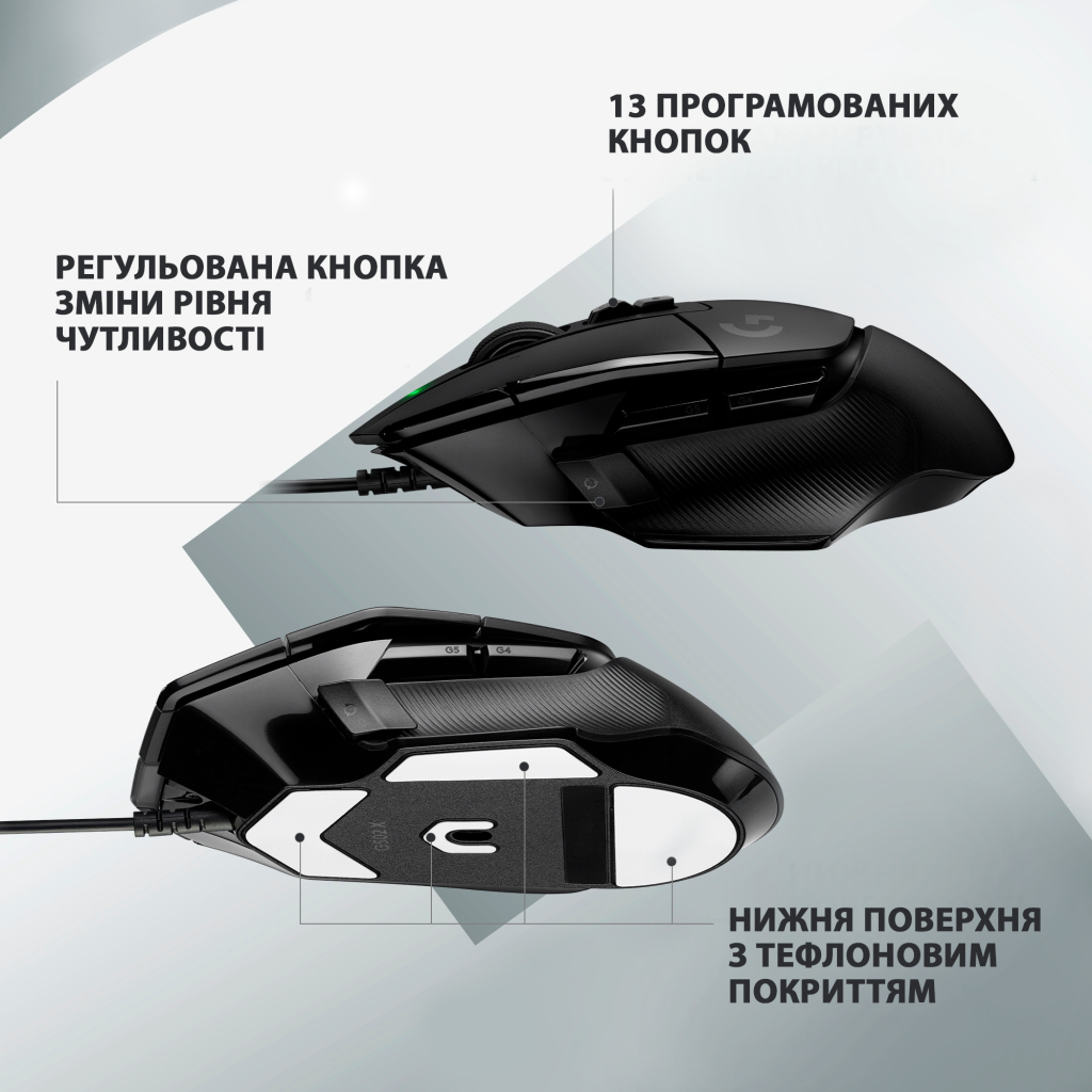 Мышка Logitech G502 X USB Black (910-006138) - 4