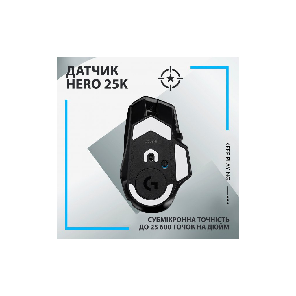Мышка Logitech G502 X Lightspeed Wireless Black (910-006180) - 3