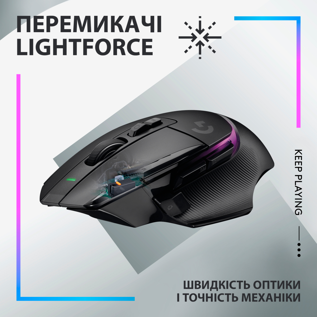Мышка Logitech G502 X Plus Wireless Black (910-006162) - 1