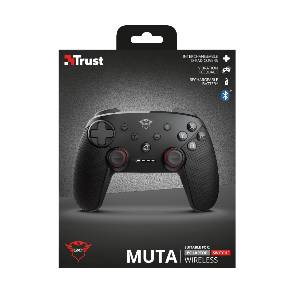 Геймпад Trust GXT 1230 MUTA Bluetooth Black (23579) - 3 Геймпад Trust GXT 1230 MUTA Bluetooth Black (23579) - 3