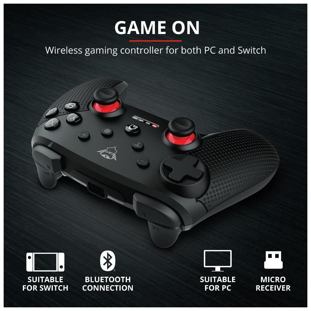 Геймпад Trust GXT 1230 MUTA Bluetooth Black (23579) - 11 Геймпад Trust GXT 1230 MUTA Bluetooth Black (23579) - 11