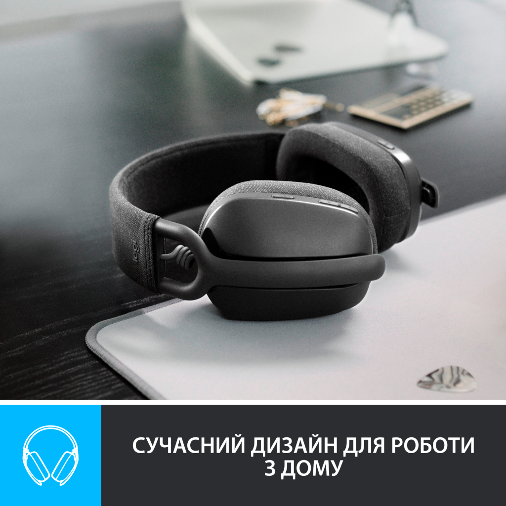 Наушники Logitech Zone Vibe 100 Wireless Graphite (981-001213) - 1