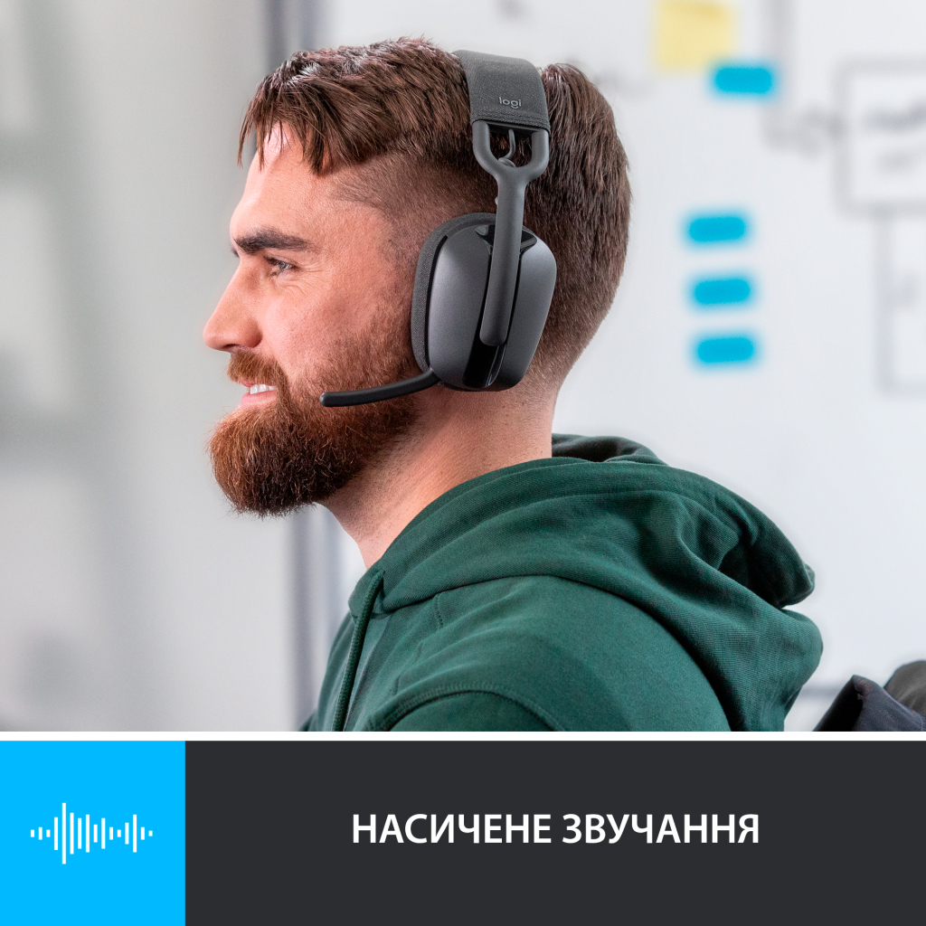 Наушники Logitech Zone Vibe 100 Wireless Graphite (981-001213) - 3
