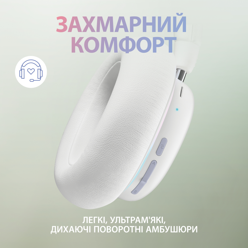 Наушники Logitech G735 Wireless Gaming Headset Off-White (981-001083) - 1