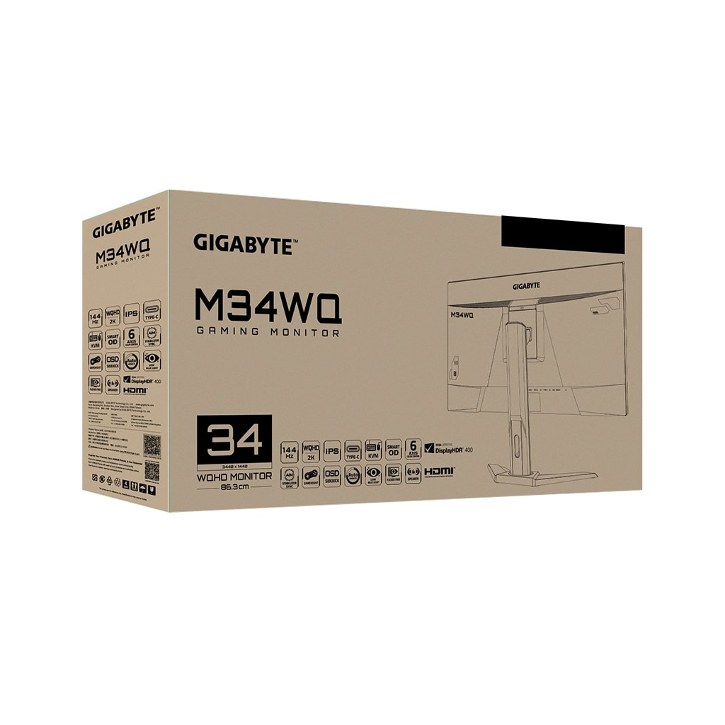 Монитор GIGABYTE M34WQ-EK - 8