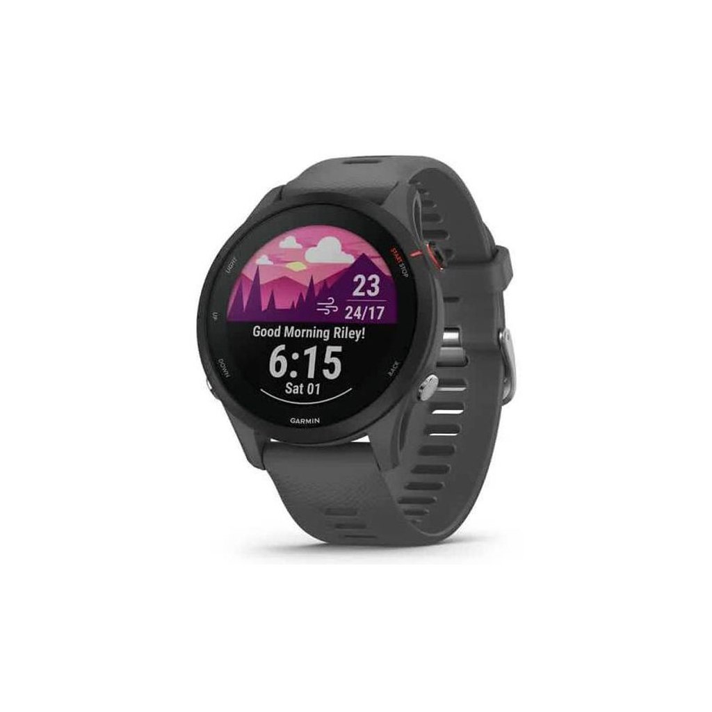 Смарт-часы Garmin Forerunner 255 Basic, Slate Grey, GPS (010-02641-10)