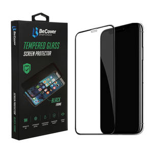 Стекло защитное BeCover Apple iPhone 14 Plus Black (707971)