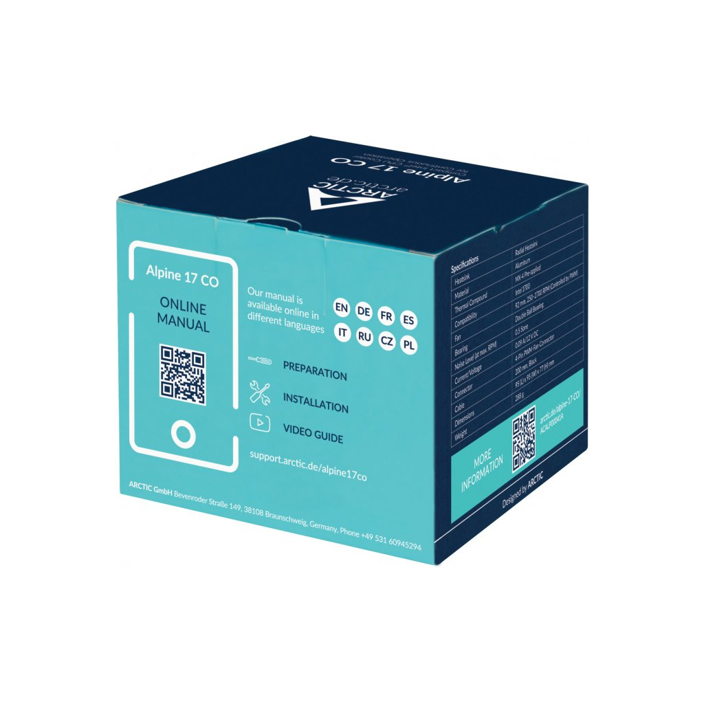 Кулер для процессора Arctic Alpine 17 CO (ACALP00041A) - 7