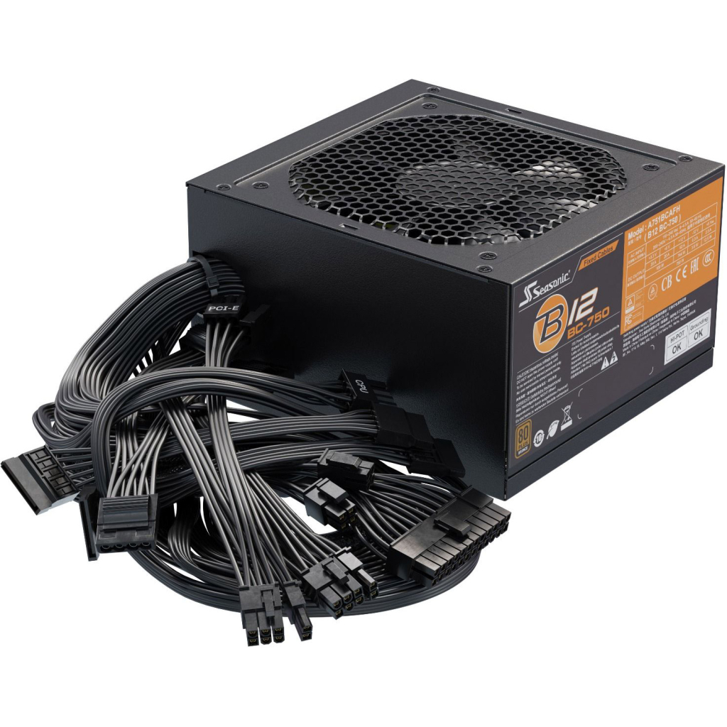 Блок питания Seasonic 750W PRIME B12 Bronze (A751BCAFH) - 2