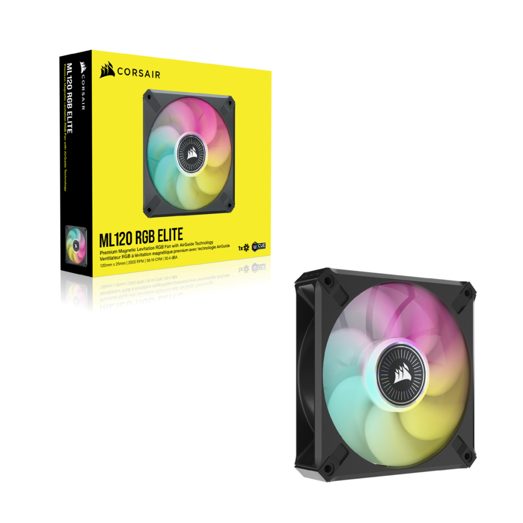 Кулер для корпуса Corsair iCUE ML120 RGB Elite Premium (CO-9050112-WW) - 4