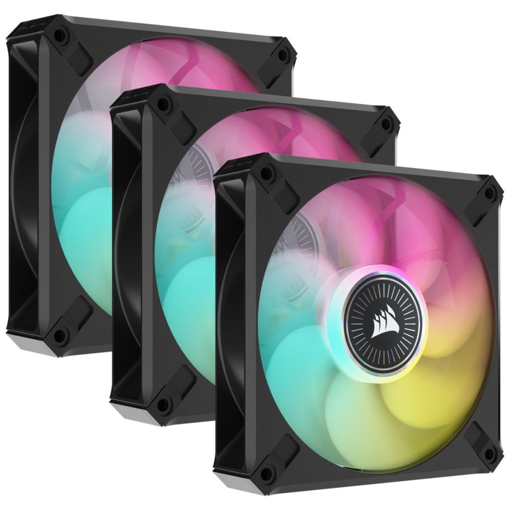 Кулер для корпуса Corsair iCUE ML120 RGB Elite Premium Triple Pack (CO-9050113-WW)