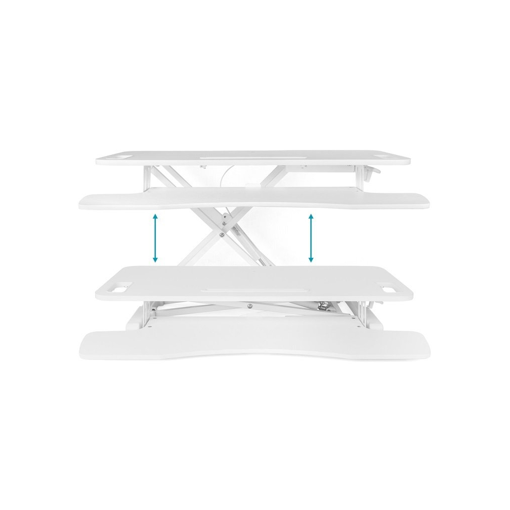 Столик для ноутбука Digitus Ergonomic Workspace Riser, 11-46cm, white (DA-90380-2) - 3 Столик для ноутбука Digitus Ergonomic Workspace Riser, 11-46cm, white (DA-90380-2) - 3
