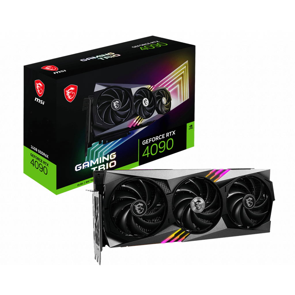 Видеокарта MSI GeForce RTX4090 24GB GAMING TRIO (RTX 4090 GAMING TRIO 24G)