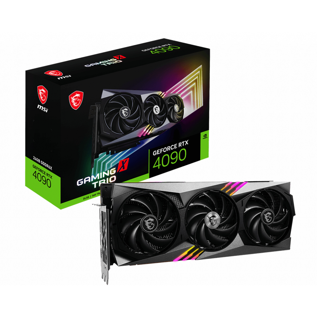 Видеокарта MSI GeForce RTX4090 24GB GAMING X TRIO (RTX 4090 GAMING X TRIO 24G)