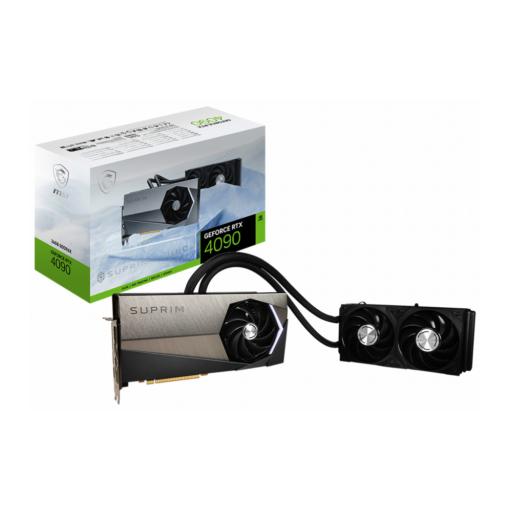 Видеокарта MSI GeForce RTX4090 24GB SUPRIM LIQUID (RTX 4090 SUPRIM LIQUID 24G)