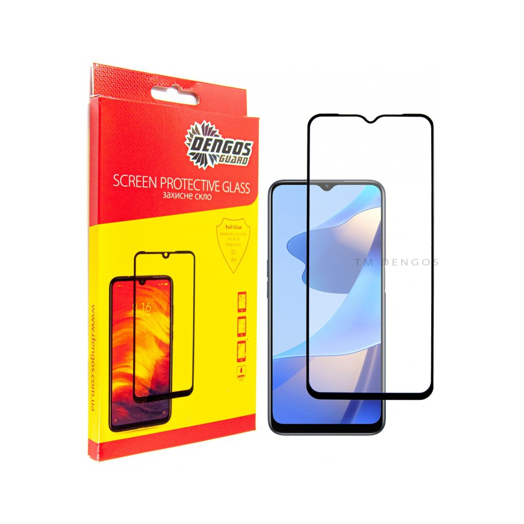 Стекло защитное Dengos Full Glue Oppo A54s (TGFG-224)
