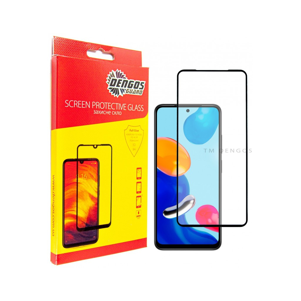 Стекло защитное Dengos Full Glue Xiaomi Redmi Note 11/11s (TGFG-227)